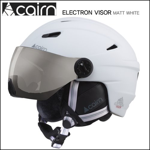 1819 캐언 ELECTRON VISOR 스키 헬멧/스노우보드 헬멧 (Matt White)