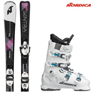 노르디카 SENTRA 74 R black + 노르디카 THE CRUISE W 여성용 스키 세트