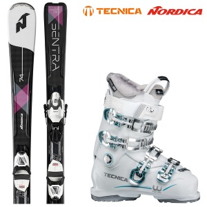 노르디카 SENTRA 74 R black + 테크니카 TEN.2 70 W HVL 여성용 스키 세트