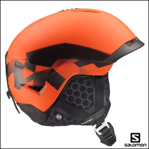 살로몬 QUEST 스키 스노우보드 헬멧 (Orange/Black matt)